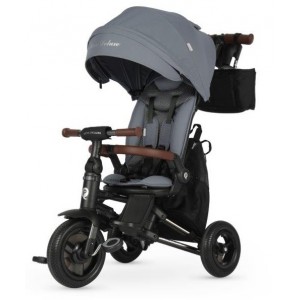 QPLAY sulankstomas triratukas vaikams Nova Deluxe (Grey)